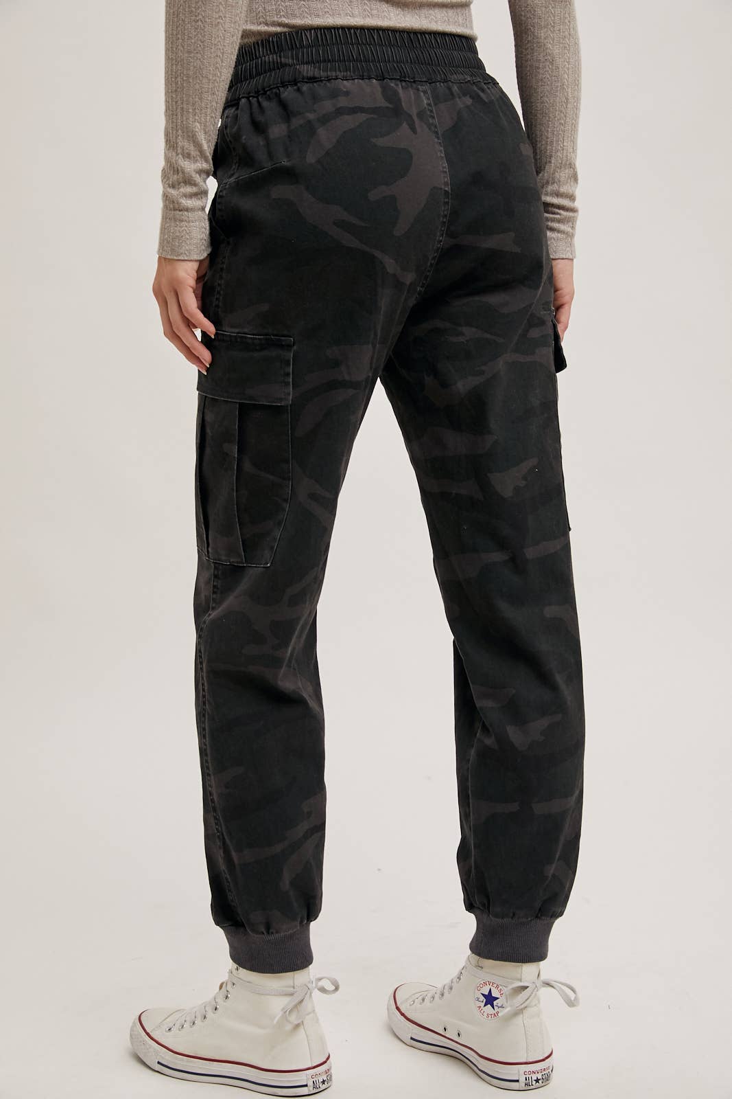 CAMO CARGO JOGGER PANTS