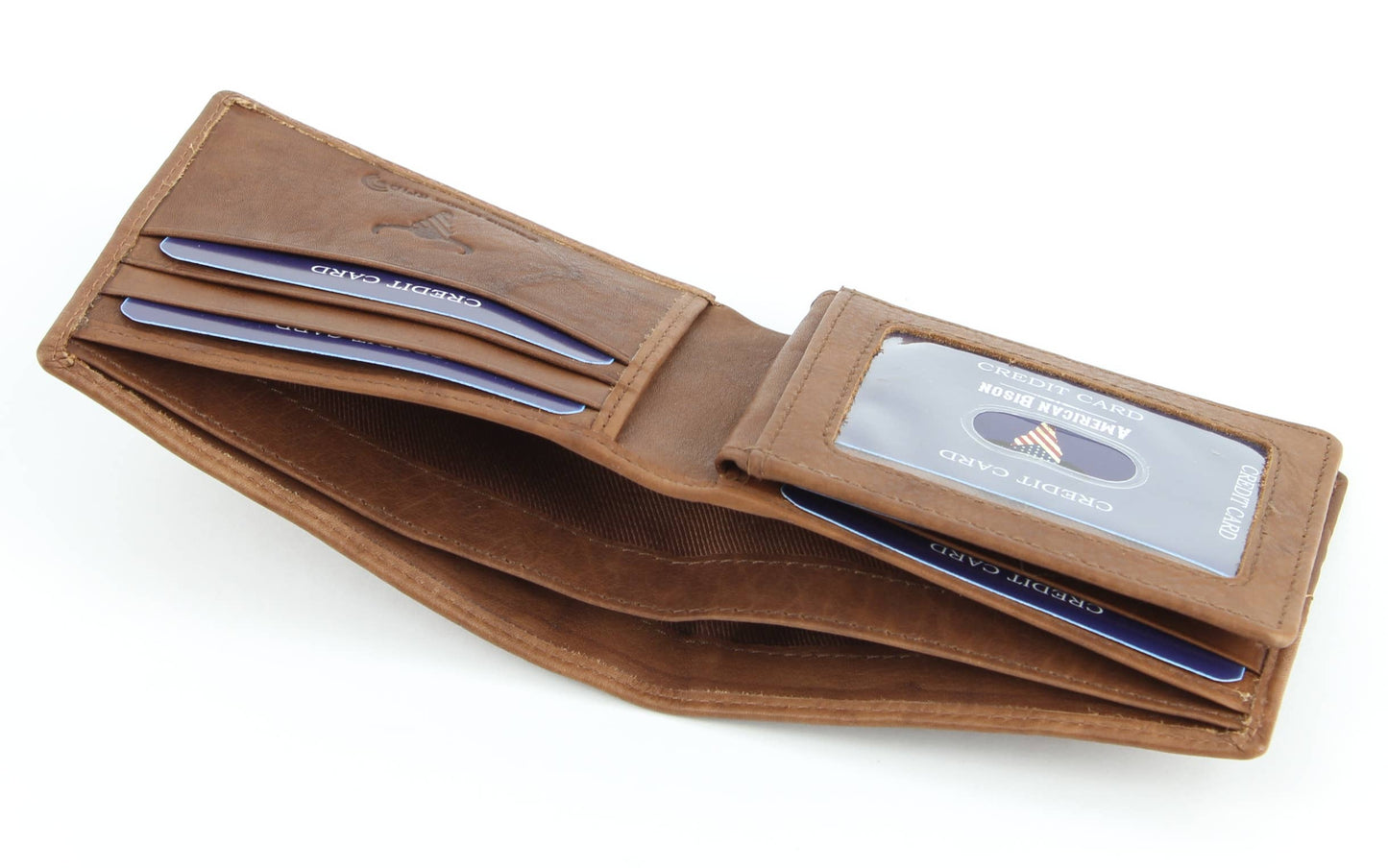RFID Bifold w/Center I.D. Flap & Corner Contrast Notch 15715