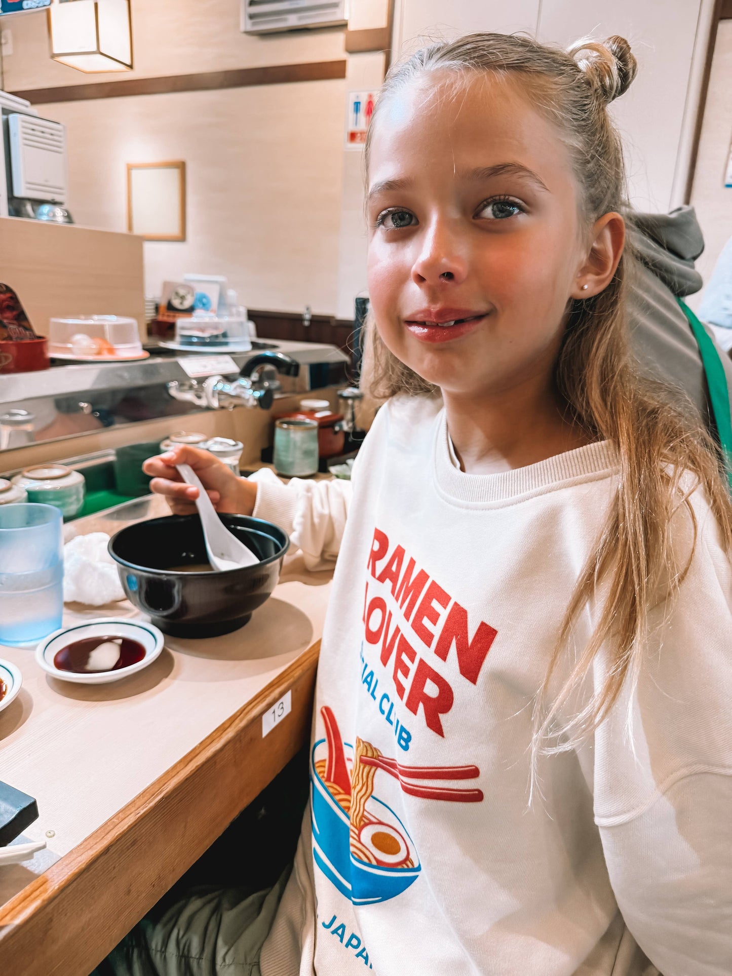 RAMEN LOVER SOCIAL CLUB pullover| oversized drop shoulder | KIDS