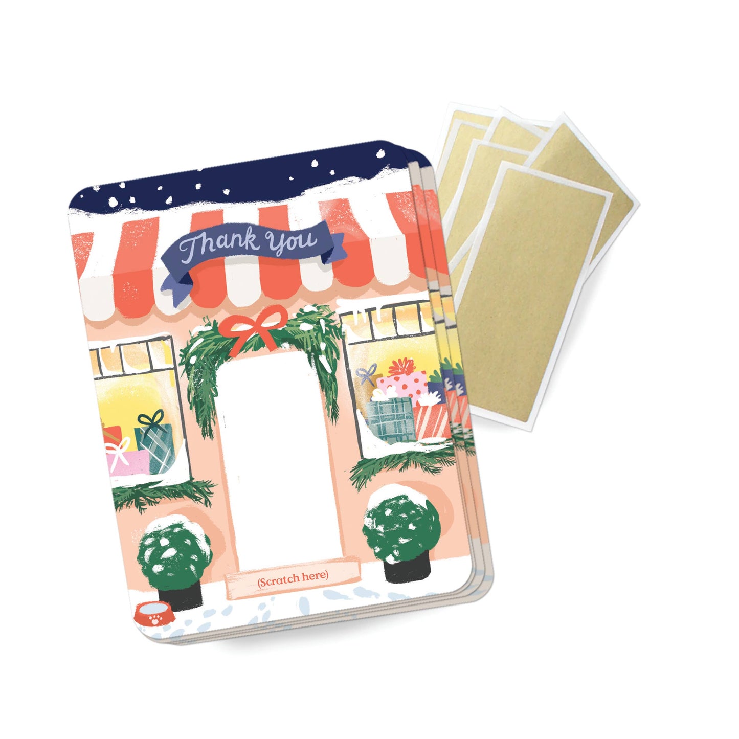 100 Customer Scratch-off Cards - Winter Shop