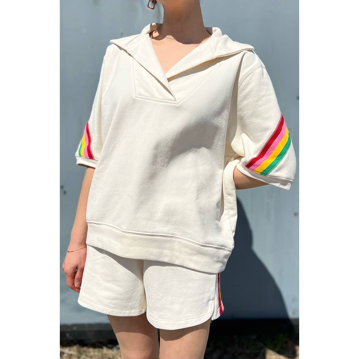 Wide Placket Summer Top