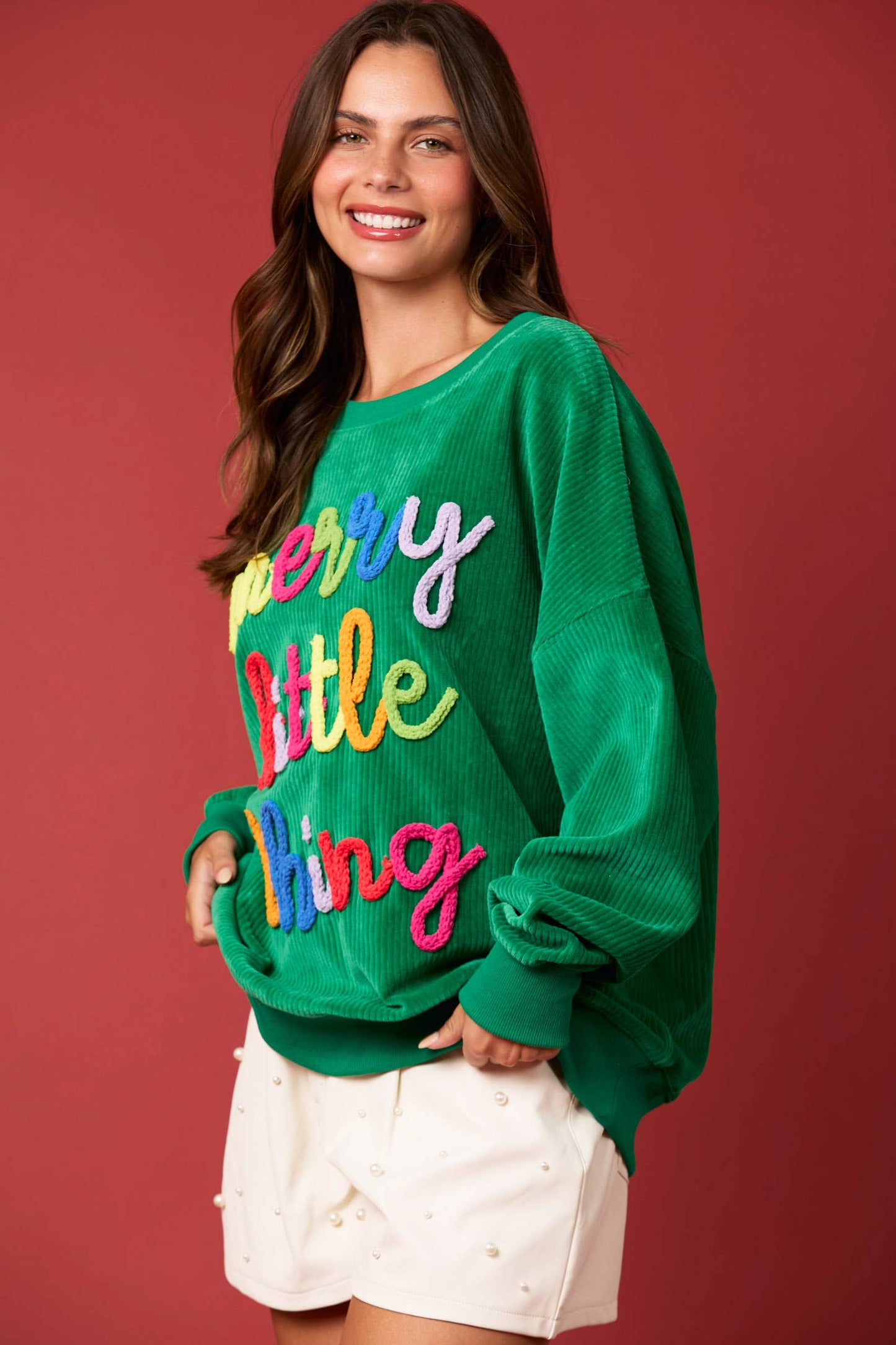 Multi Color Embroidery Sweatshirts