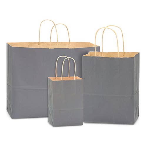 Recycled Kraft Color Paper Retail Shopping Bags