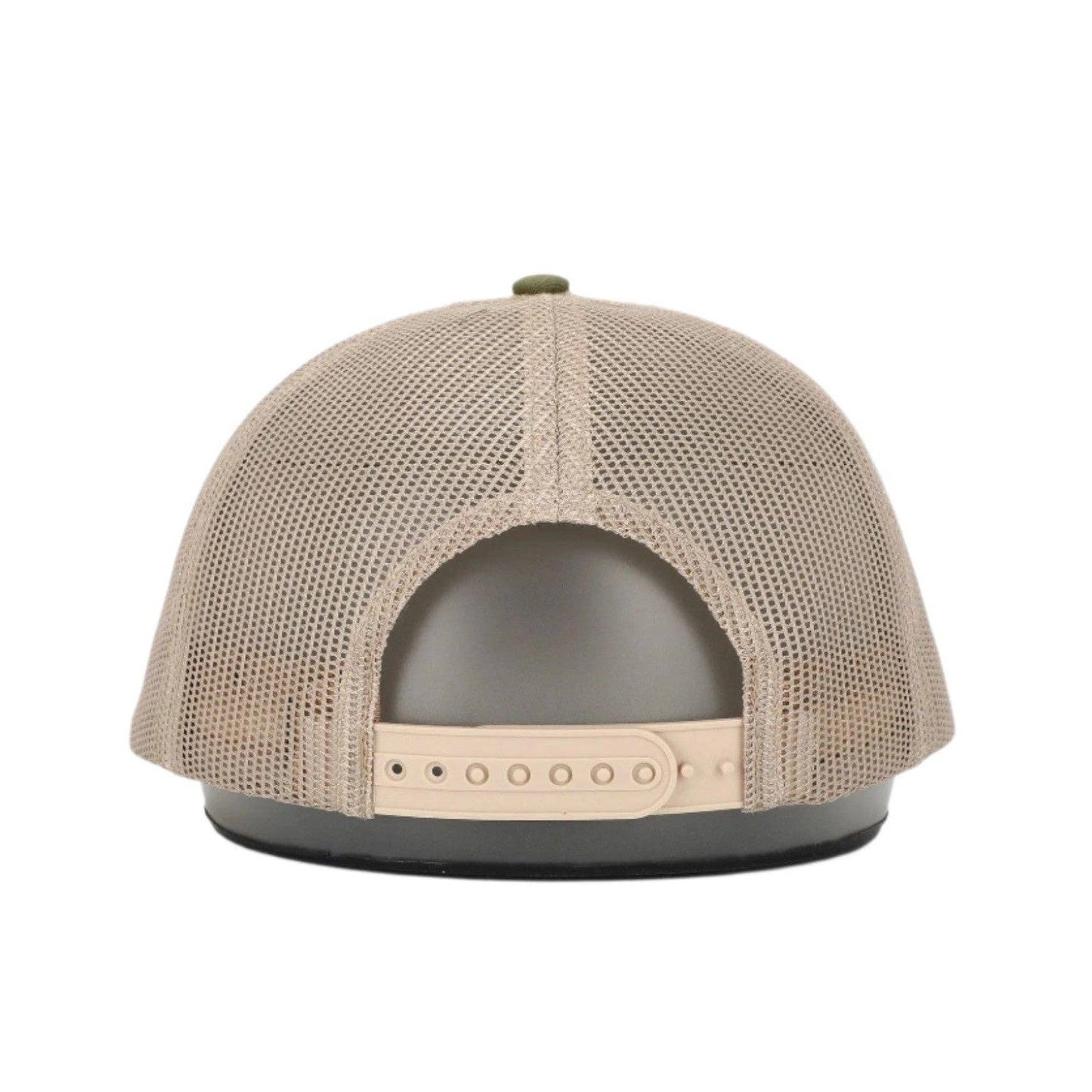Army Olive Turkey Tracks- Khaki Mesh Back Five Panel