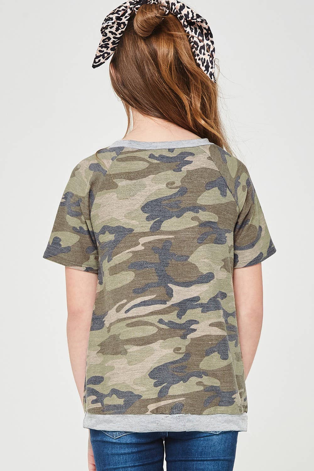 Camouflage Sweatshirt Top