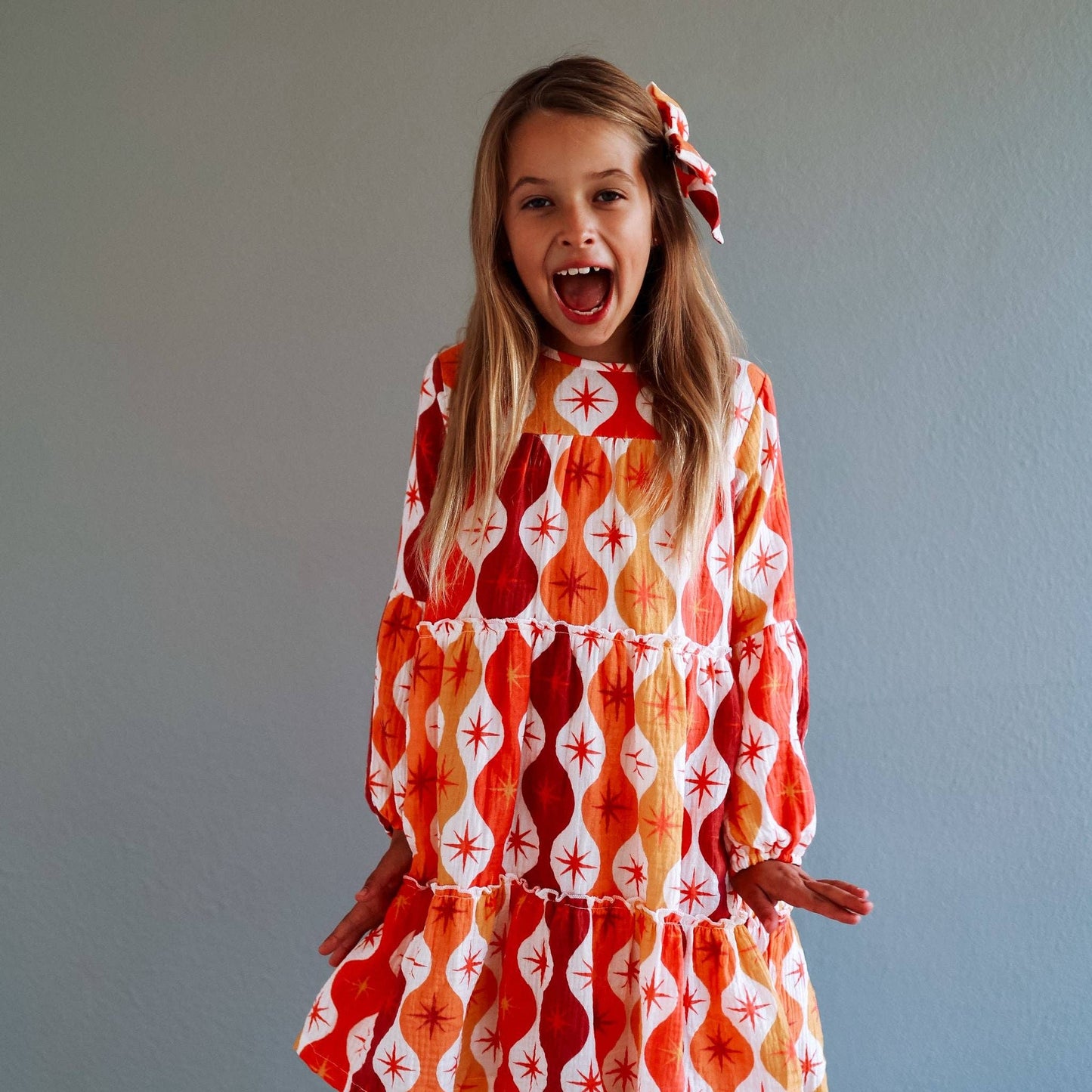 CLEMENTINE DRESS | WINTER SUNSET | GIRLS