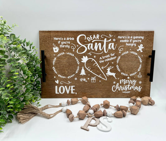 Dear Santa - Wood Tray