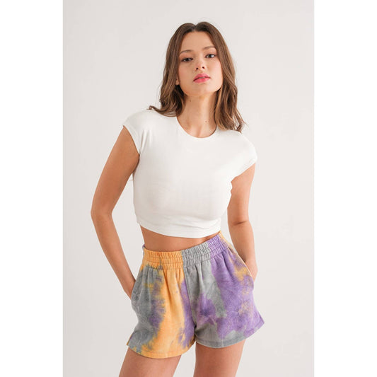 TieDye Brushed Terry Shorts