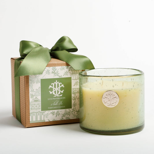 Noble Fir - 13 oz Candle in Green Glass in Box with Bow