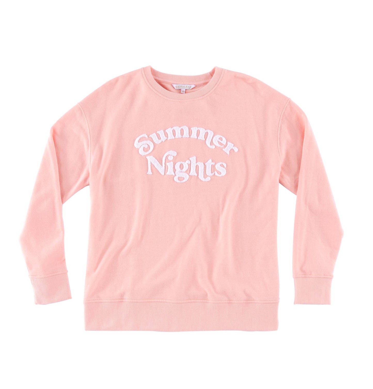 "SUMMER NIGHTS" CLASSIC SWEATSHIRTS, PINK