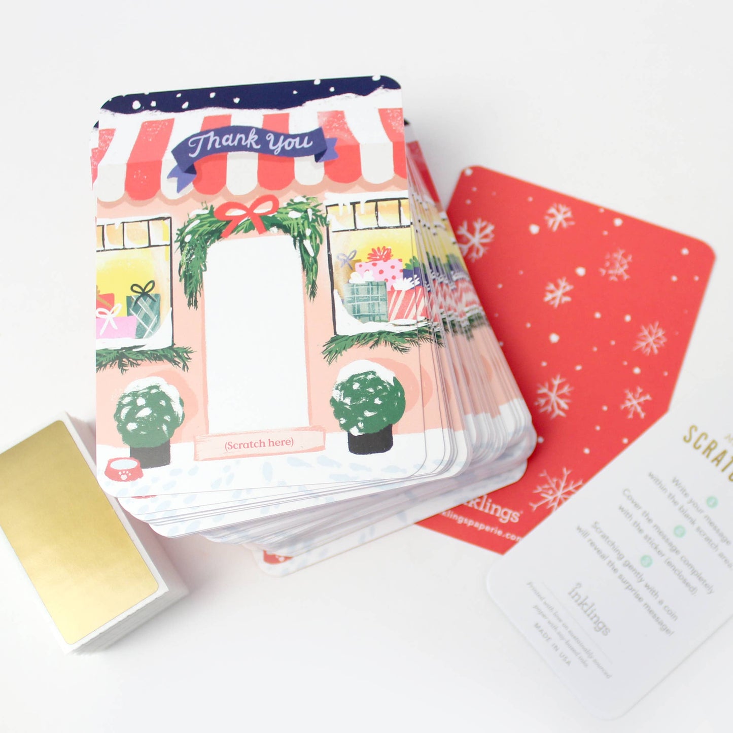 100 Customer Scratch-off Cards - Winter Shop