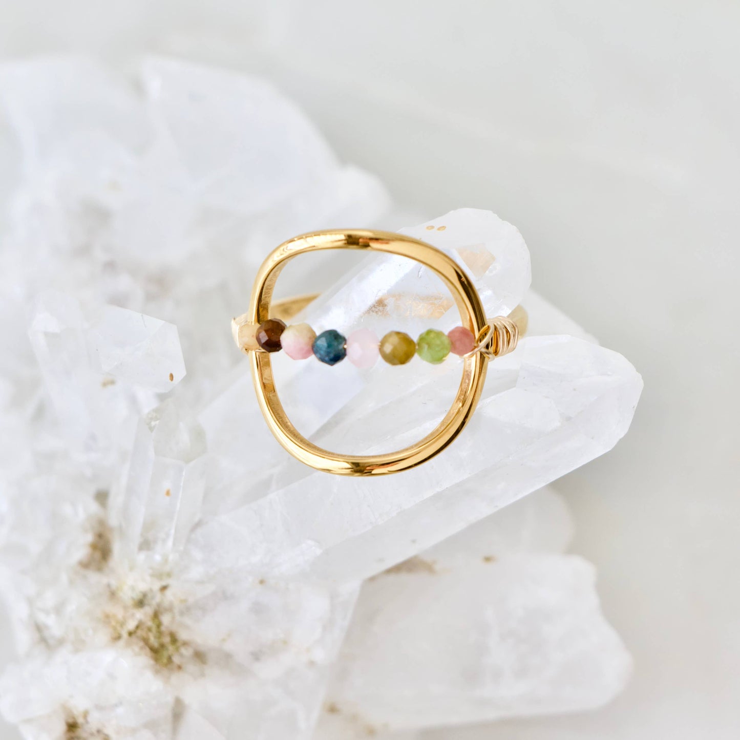 Tourmaline Ring - Tarnish Free