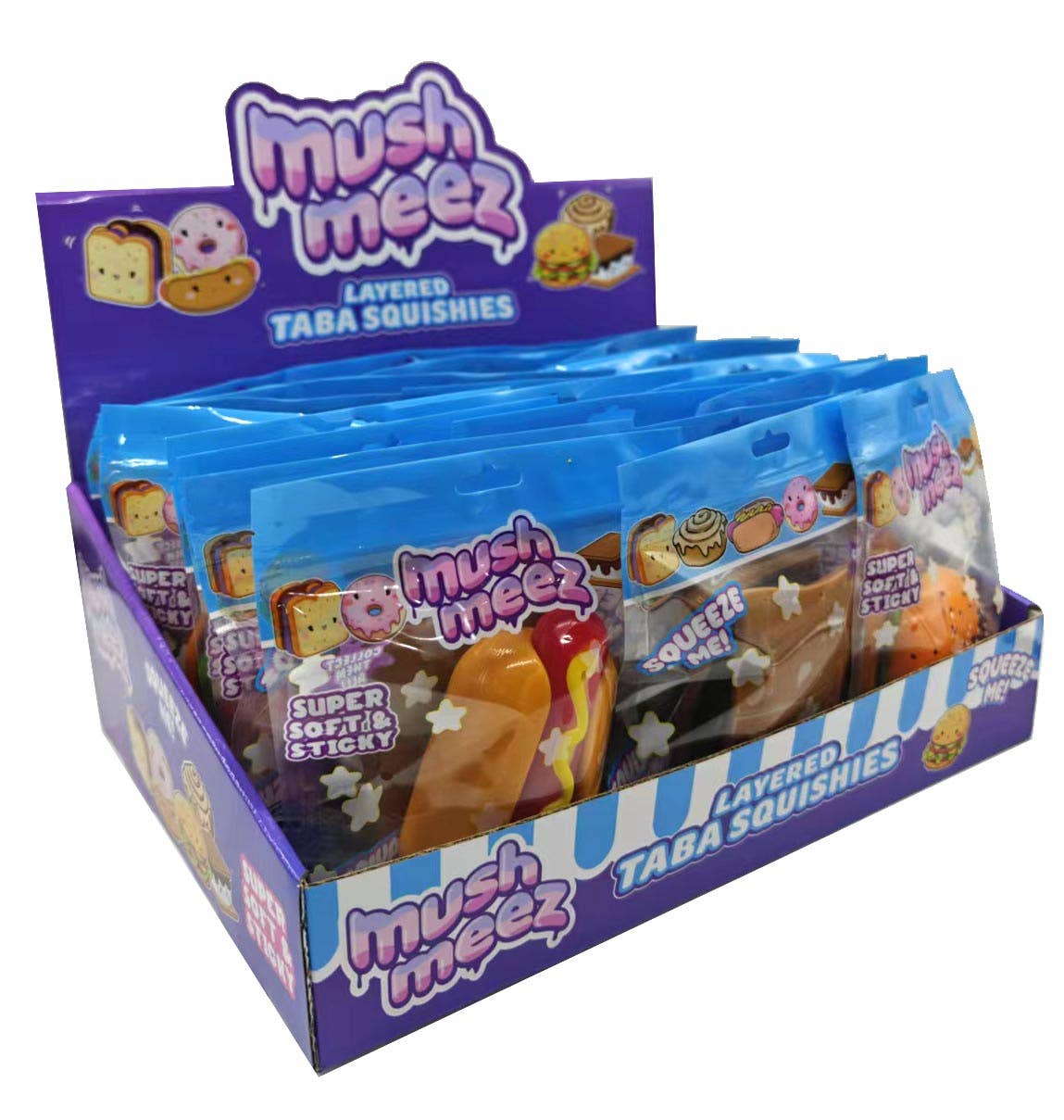MushMeez Taba Squishies Assortment - 24 pc Assortment