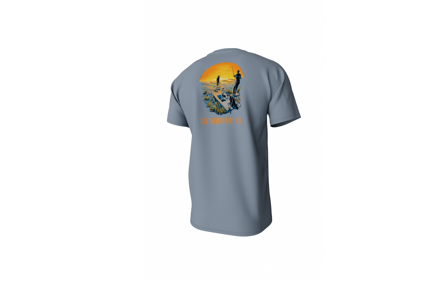 Marsh View Short Sleeve Pocket Tee-Mountain Spring