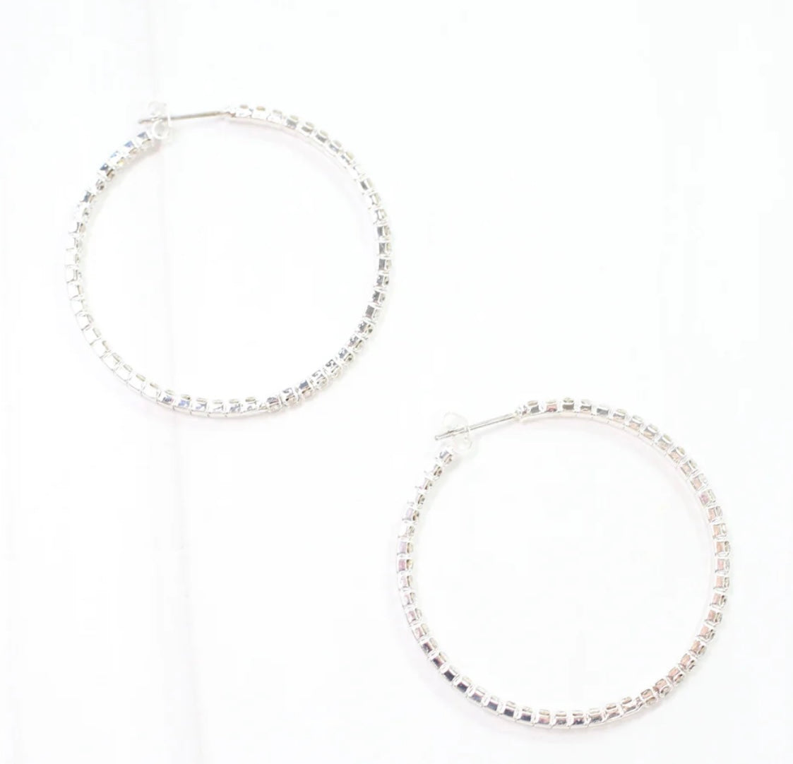 Sparkle Crystal Hoop