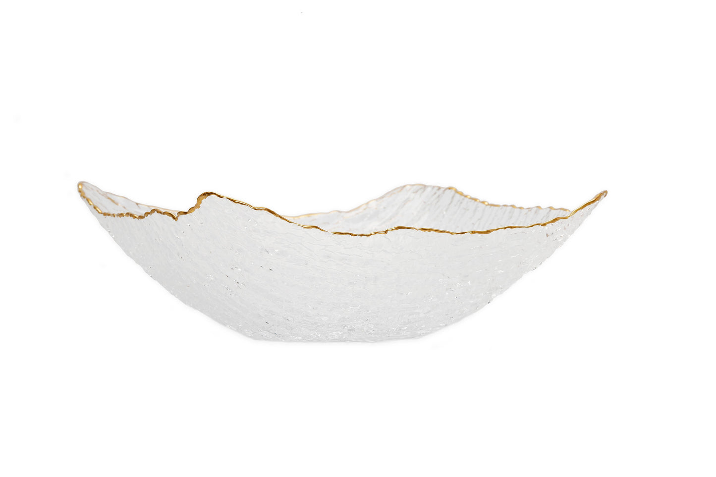 Glass Large Square Salad Bowl