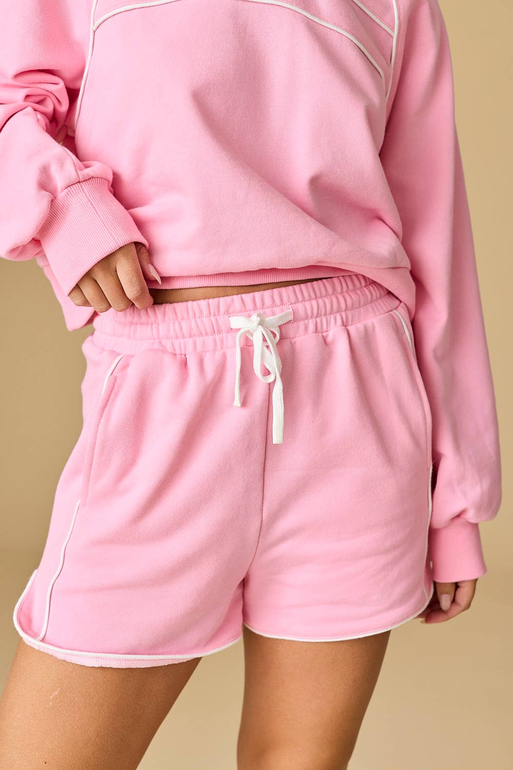 Lyla Piped Short Set