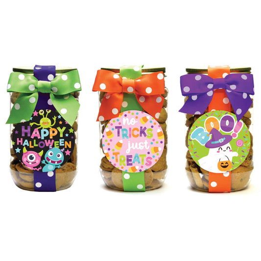 Cookies - Halloween Asst 3 - Pint Jars