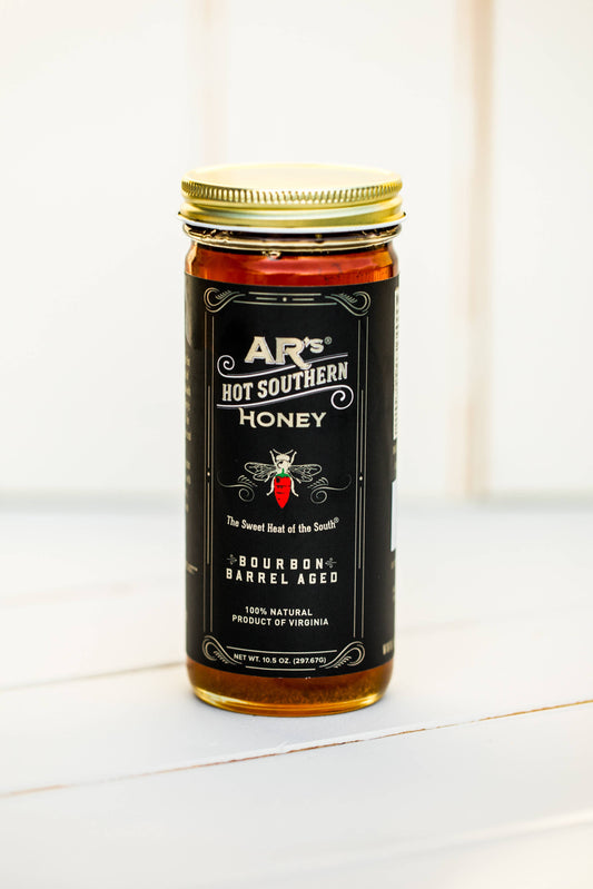 AR's Hot Southern Honey, Bourbon Barrel Aged (World's First)