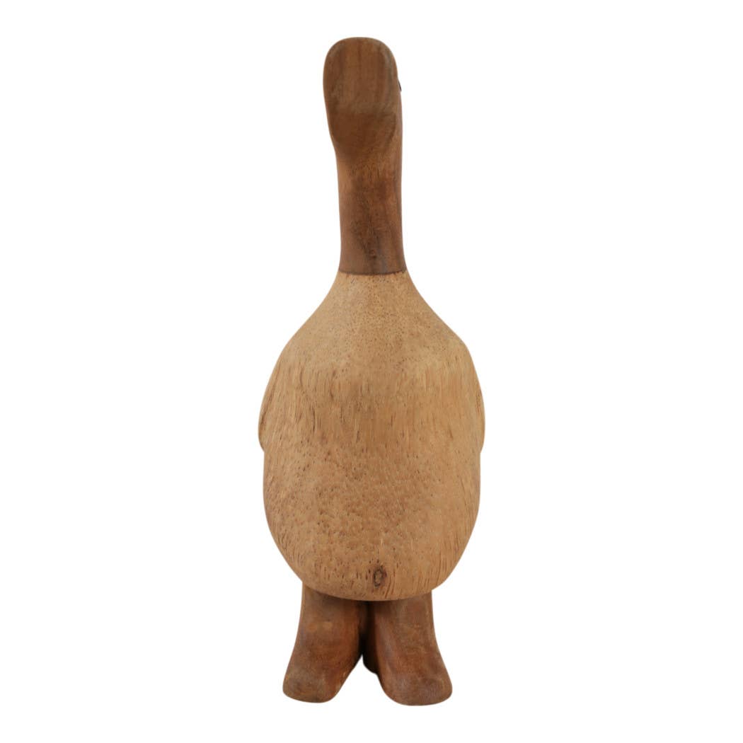 Decorative Figurine - Brown Wood Duck in Boots, 9 in.