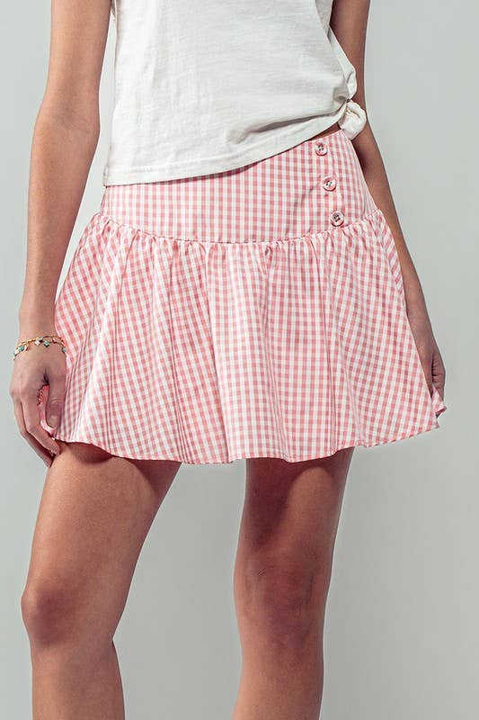 Countryside Comfort Lined Mini Skirt