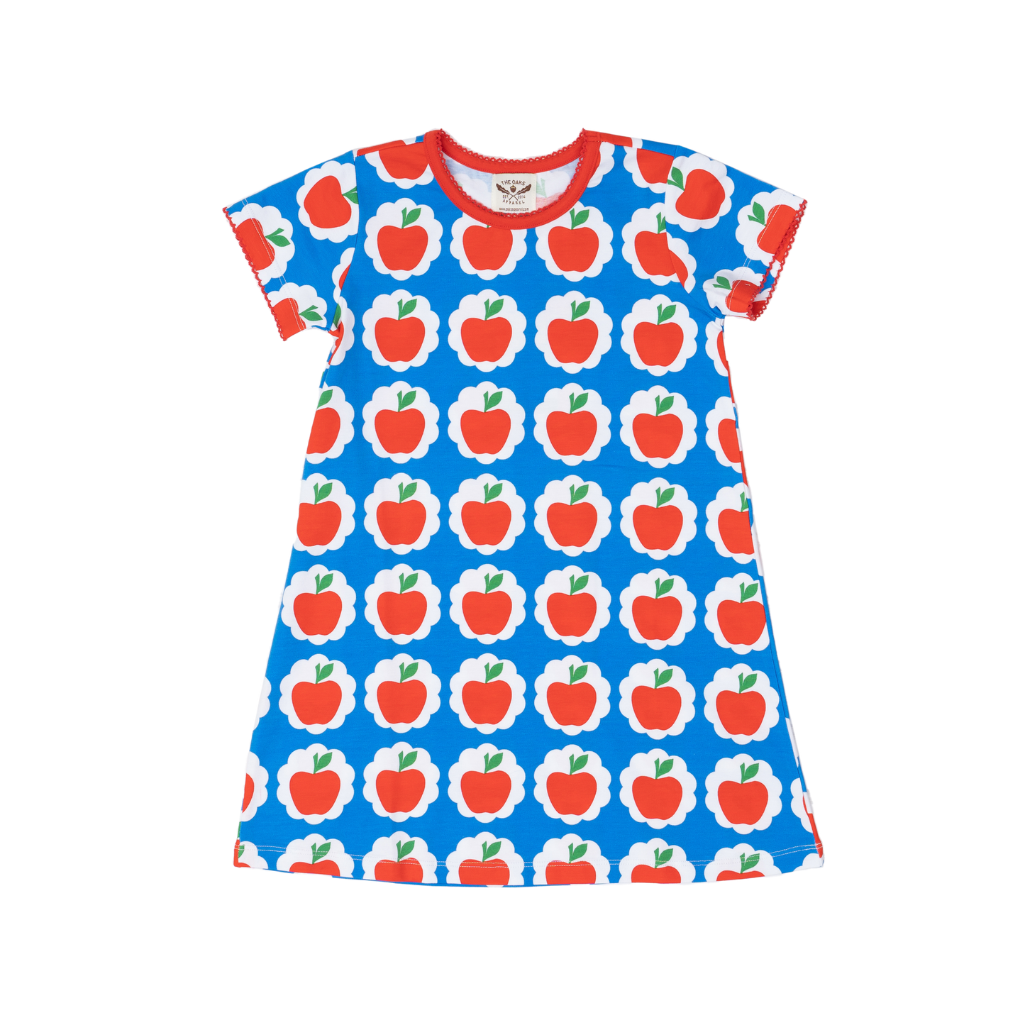 Mary Chase Navy Apple Dress