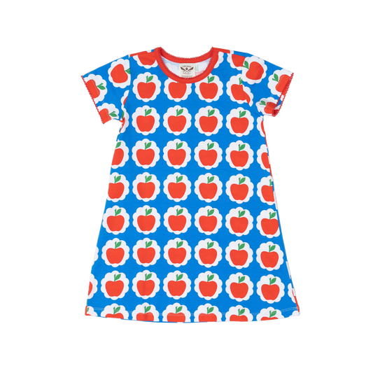 Mary Chase Navy Apple Dress