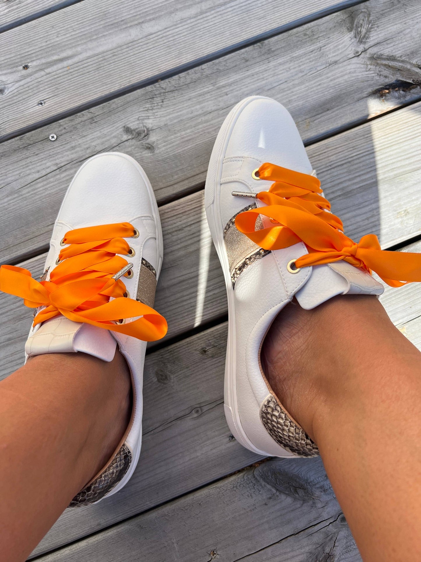 Orange Silk - Shoelaces