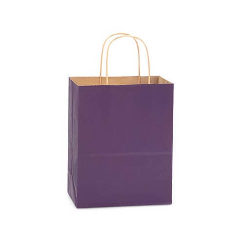 Recycled Kraft Color Paper Retail Shopping Bags
