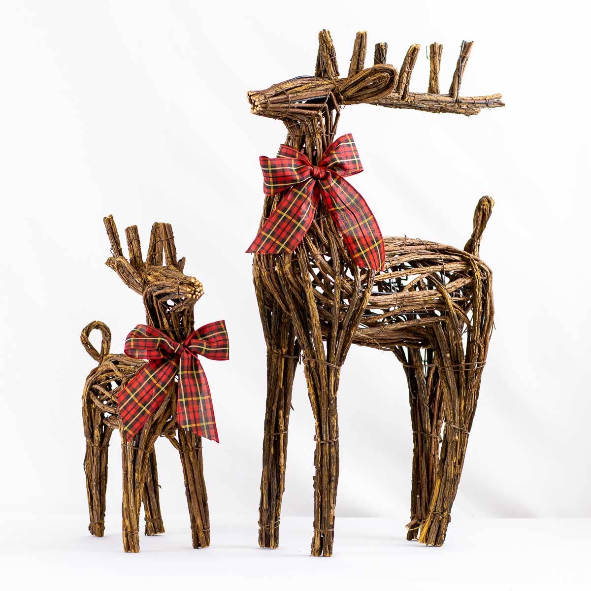 Pierce Reindeer   Brown/Tartan   4.5x20.5x12.25