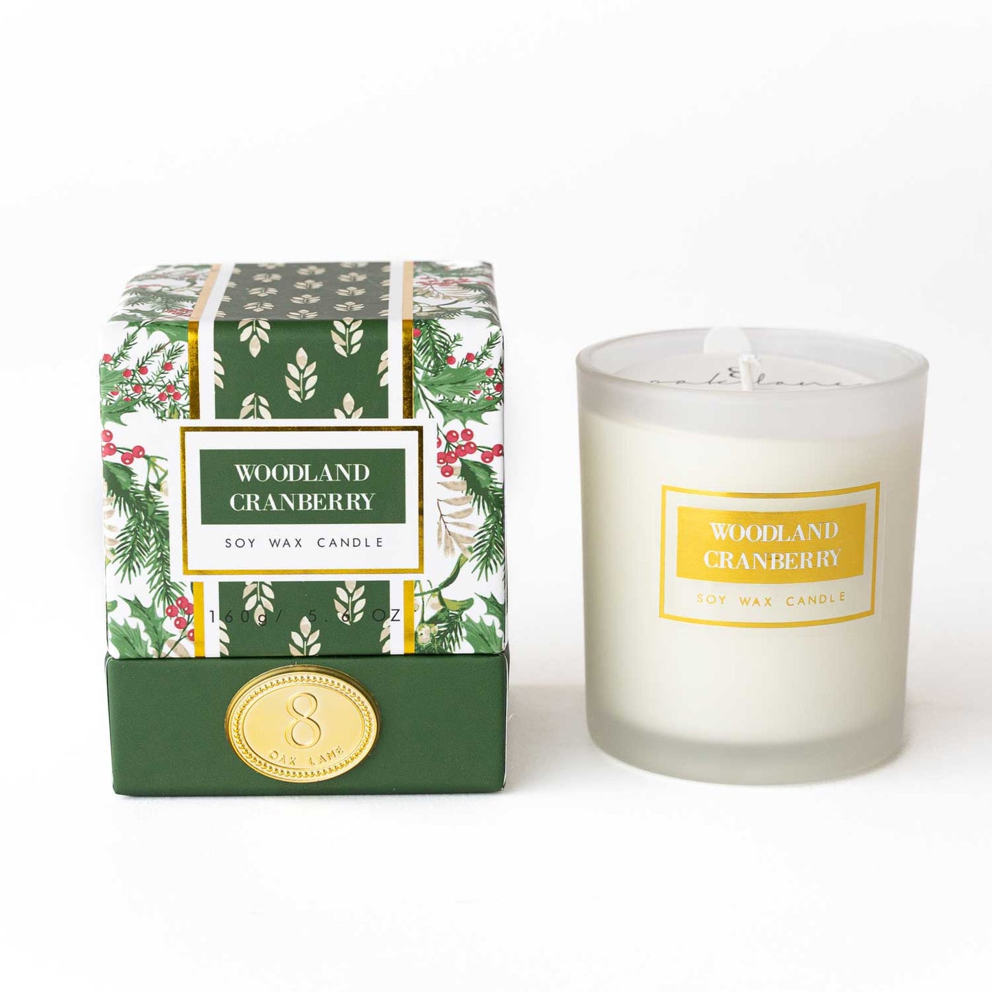 Woodland Cranberry Boxed Soy Candle, 5.6oz