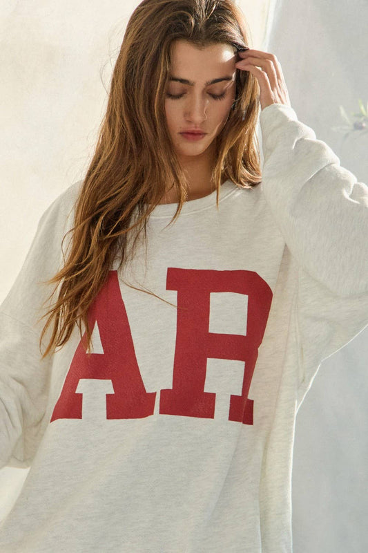 ARKANSAS' Graphic French Terry Sweatshirt Top