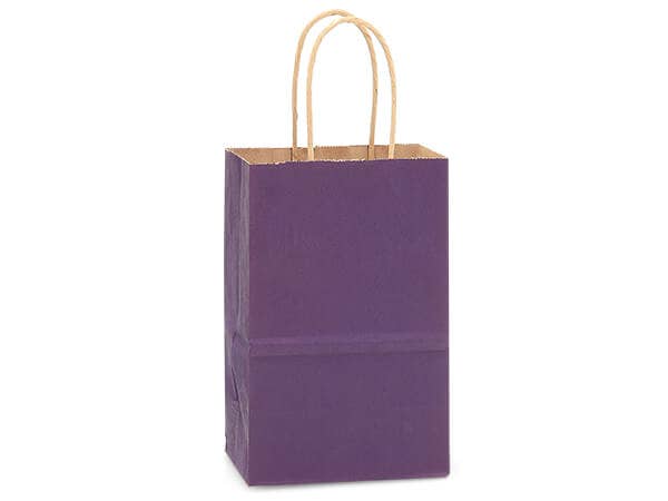 Recycled Kraft Color Paper Retail Shopping Bags