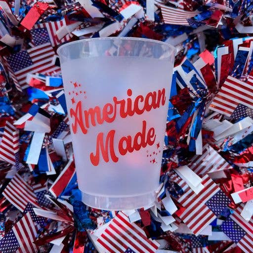 American Made Frosted Cups - Patriotic