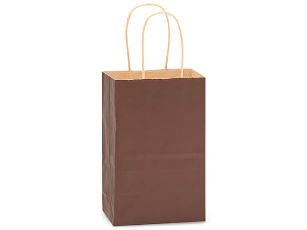 Recycled Kraft Color Paper Retail Shopping Bags