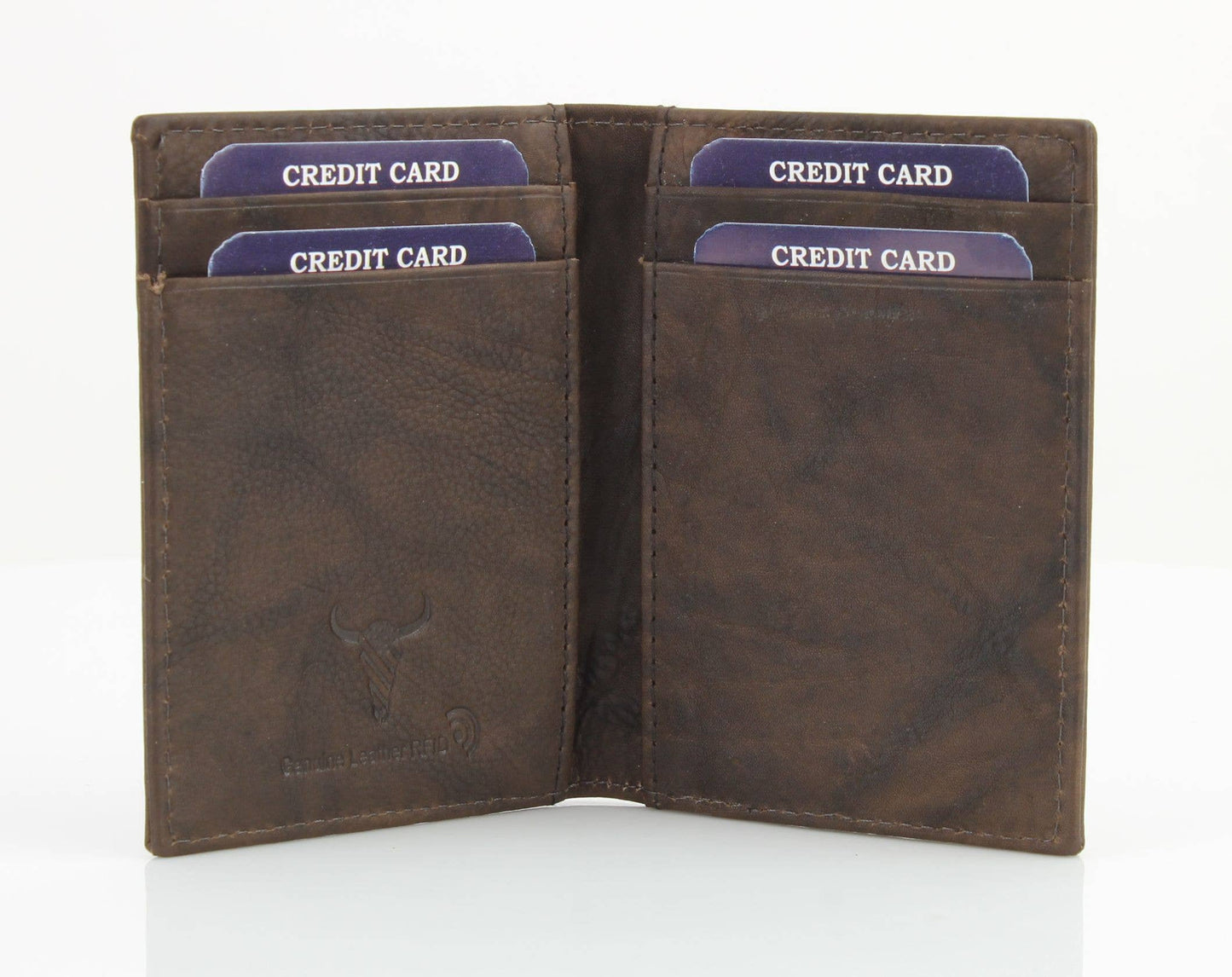 American Bison Oil Pull Up Magnetic Money Clip Card Case 157