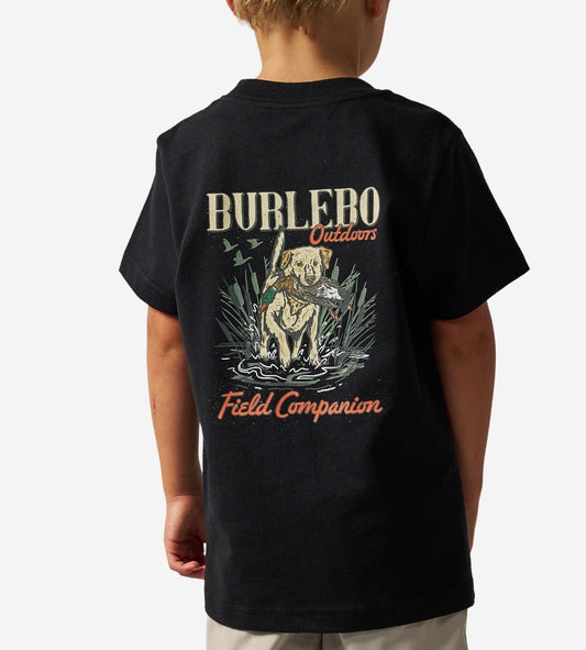Youth Short Sleeve Tee-Field Companion Black