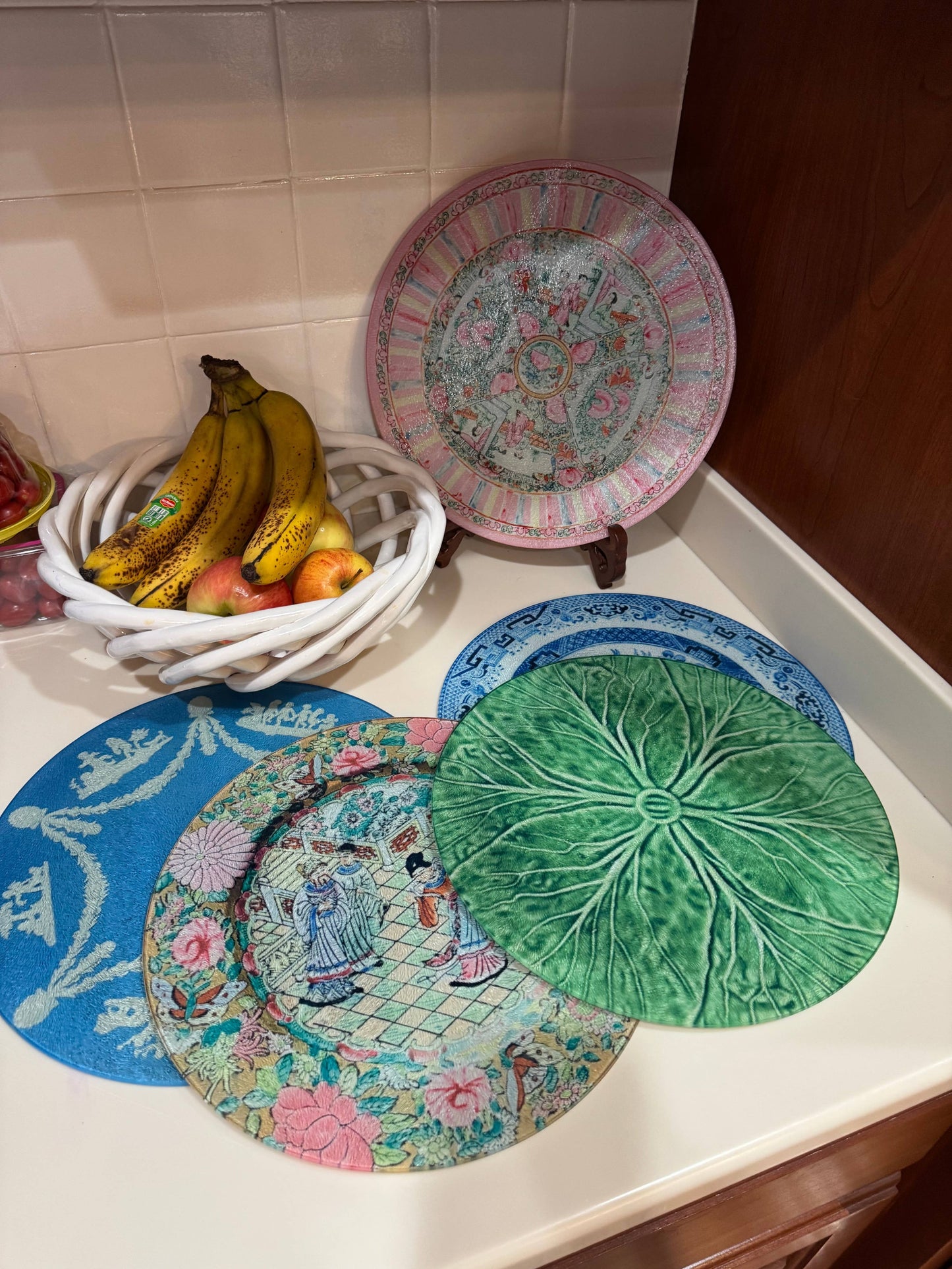 Grandmillennial China Plate Cutting Board