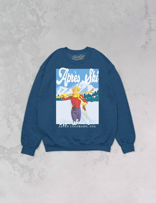 Apres Ski, Aspen Social Club Oversized 90's Sweatshirt