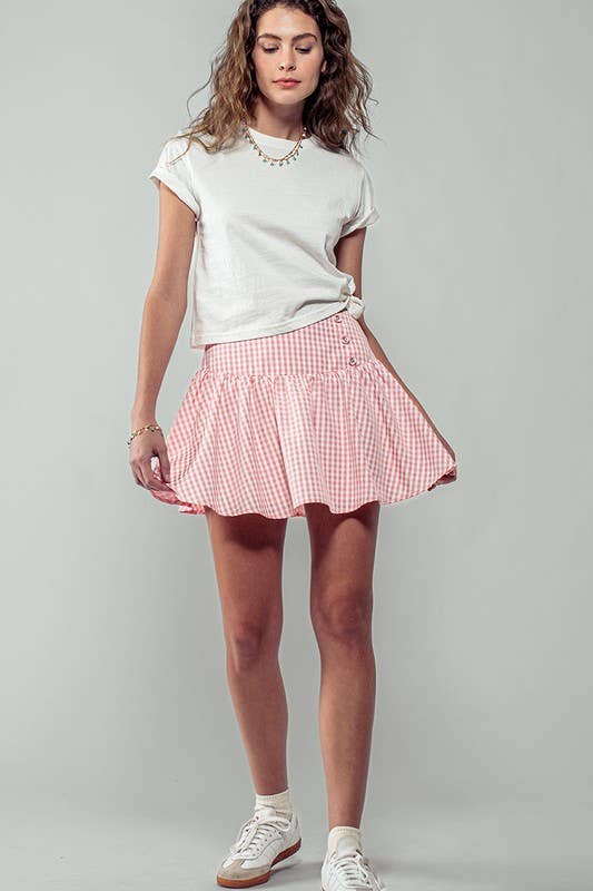 Countryside Comfort Lined Mini Skirt