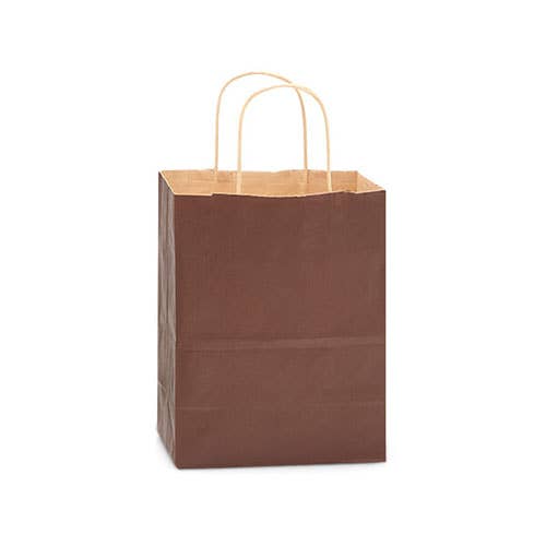 Recycled Kraft Color Paper Retail Shopping Bags