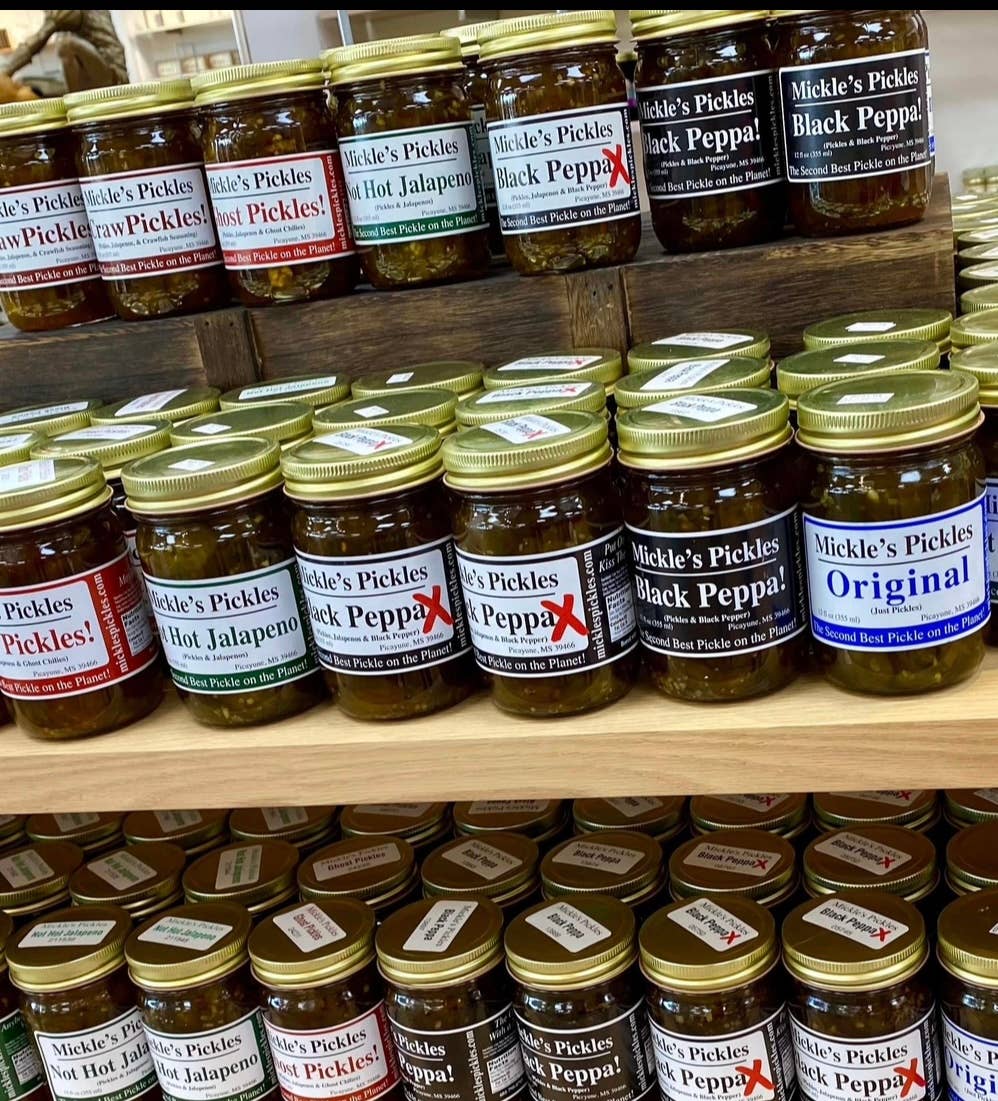 Craw Pickles Mickle's Pickles 12oz Jar