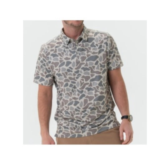 Burlebo Performance Polo - Classic Deer Camo