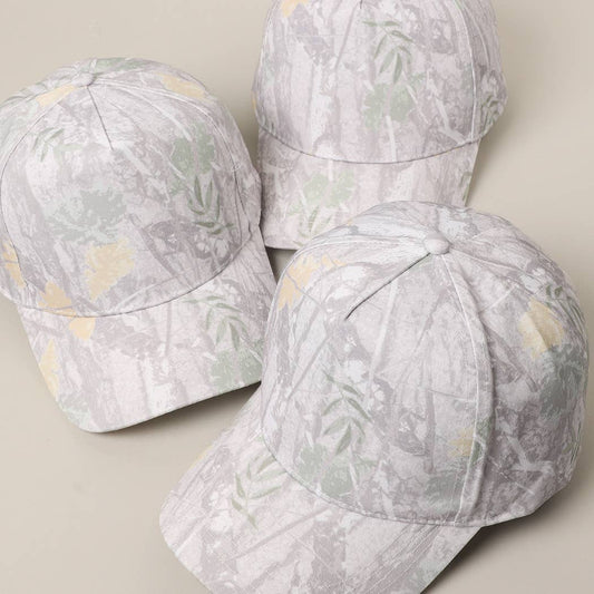 Camouflage Print 5 Panel Trucker Hat