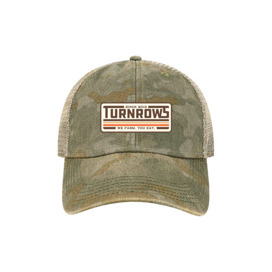 Retro Patch Trucker Cap (Camo)
