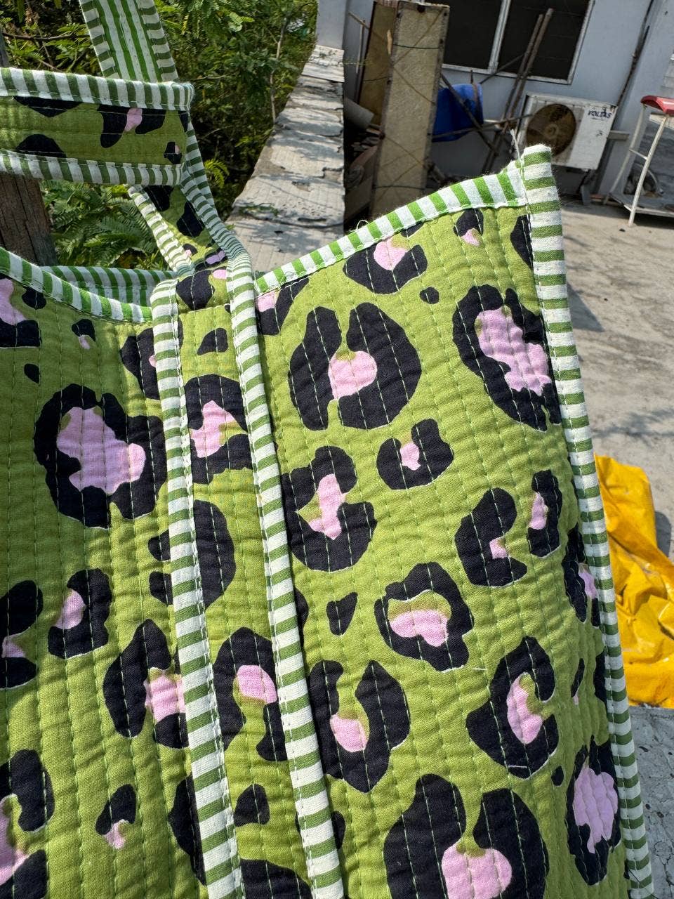 Carry Bag New Design Tote Bags Cotton Quilted Bag Large Bags