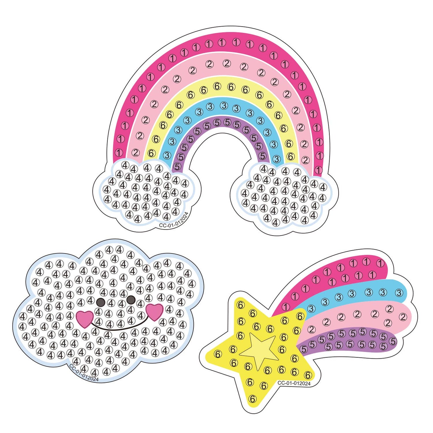 In the Sky Diamond Painting Sticker Kit