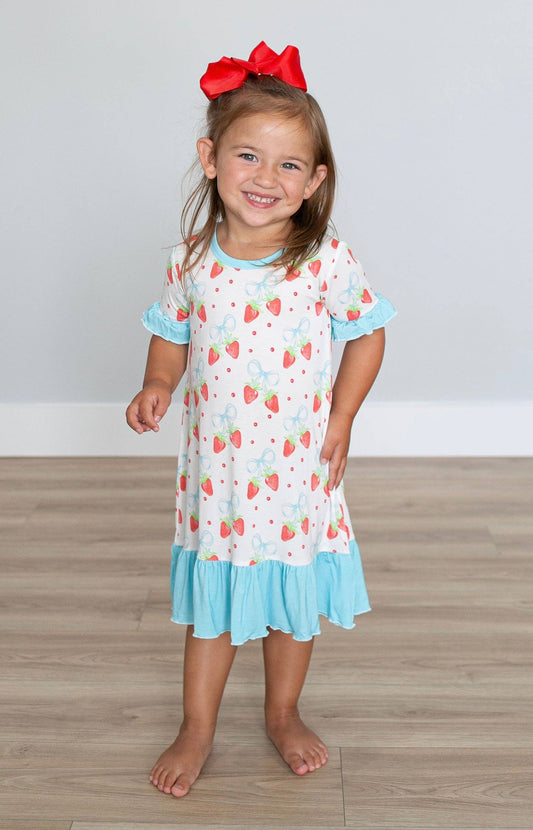 Strawberries and Bows Gown