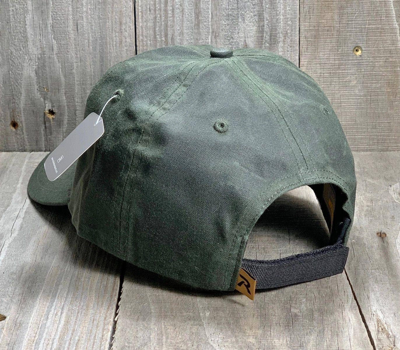 Solid Olive Waxed Cap