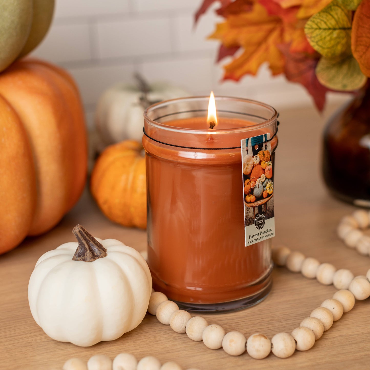 Harvest Pumpkin 8oz Jar Candle